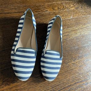 Striped Linen Loafera